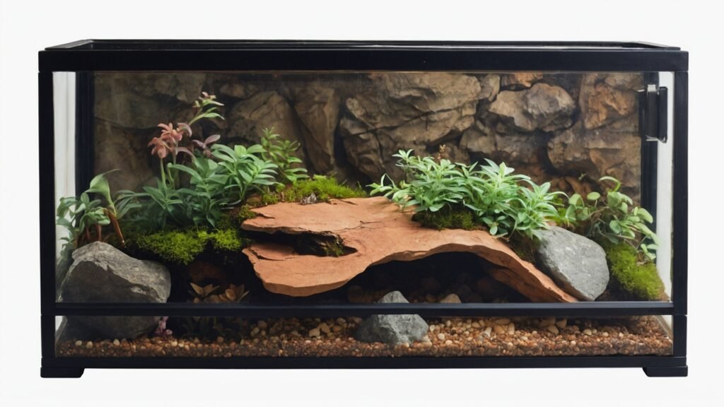 Image of a reptile Terrarium.